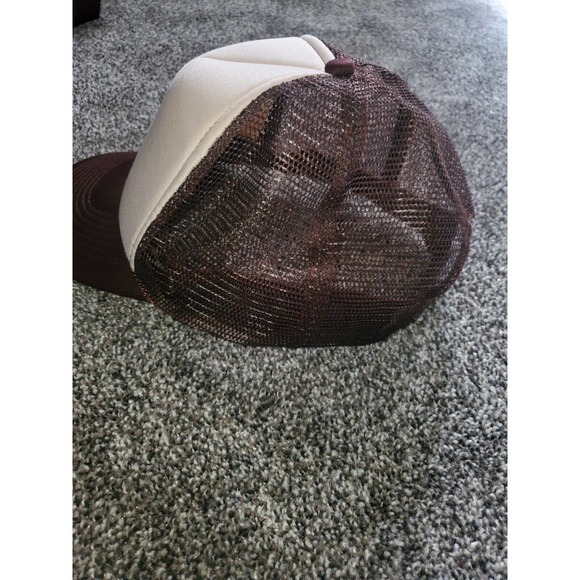 Vintage Otto collection hat cap snap back Whippet dog brown Trucker - Picture 4 of 5